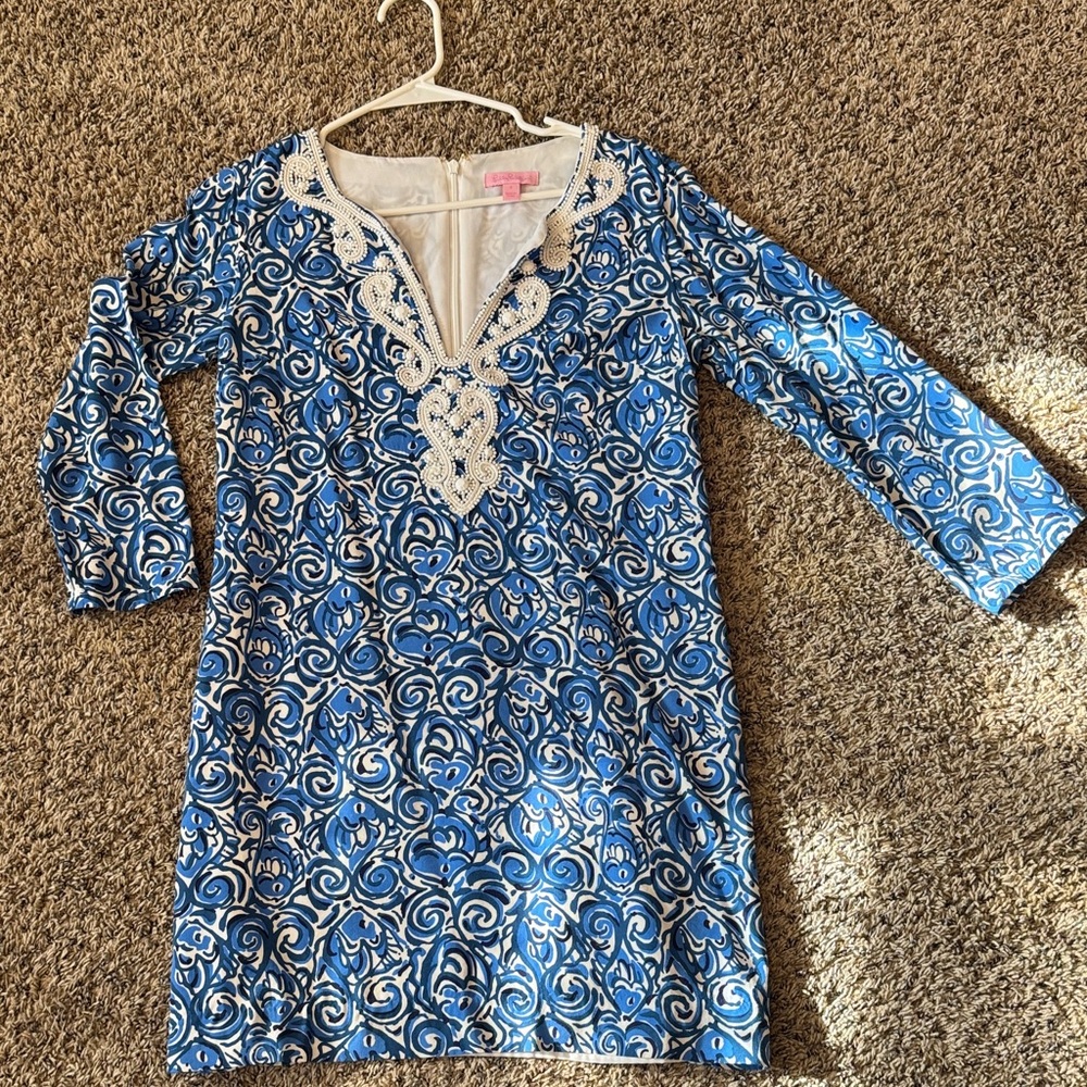 Lilly Pulitzer Size 2, woman’s beaded dress